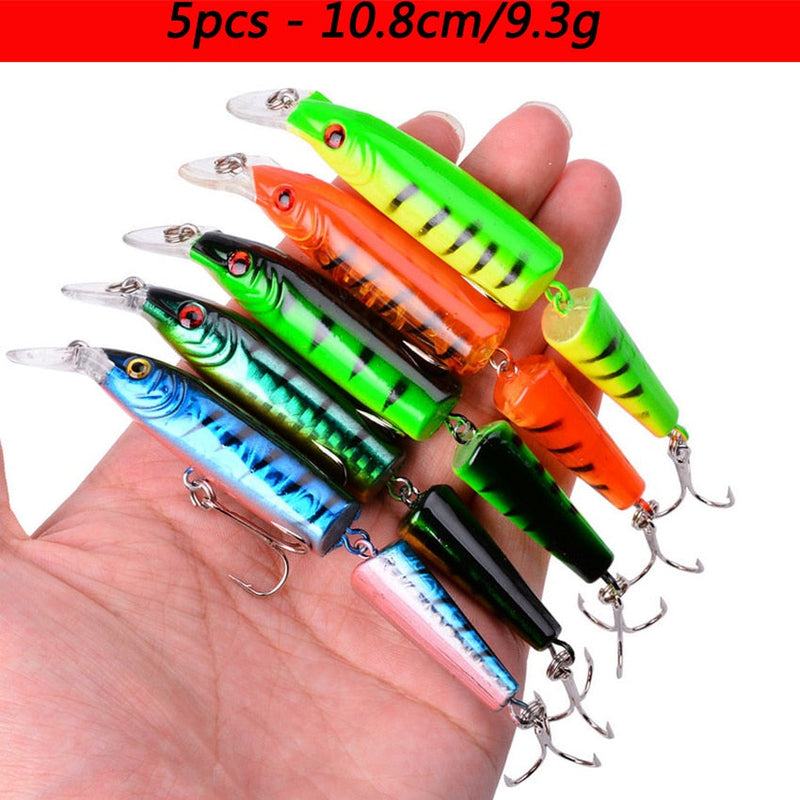 Load image into Gallery viewer, 🍁 Fall Sale-50% OFF🐠Mixed Minnow Fishing Lure Set