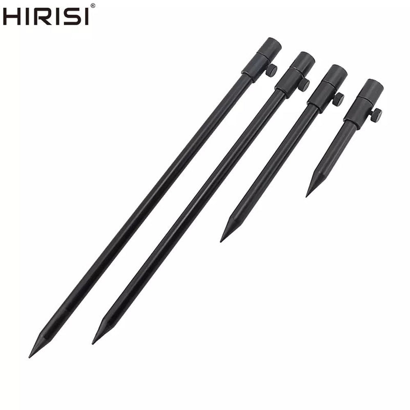 Load image into Gallery viewer, 2 x Carp Fishing Bank Sticks Aluminum Black Rod