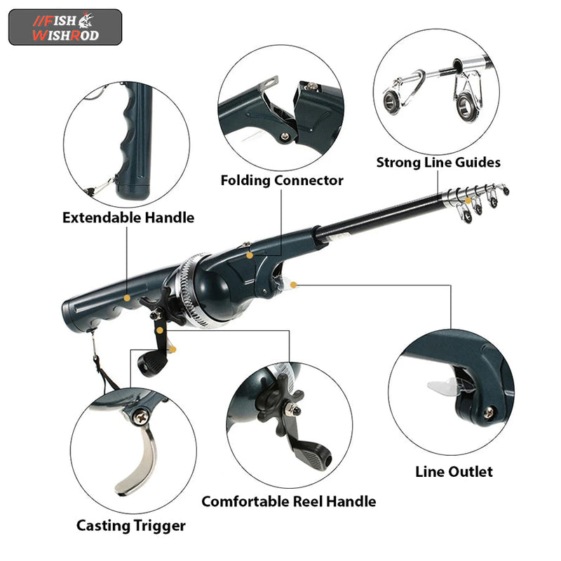 Load image into Gallery viewer, 🍁 Fall Sale-43% OFF🎣 Foldable Fishing Rod
