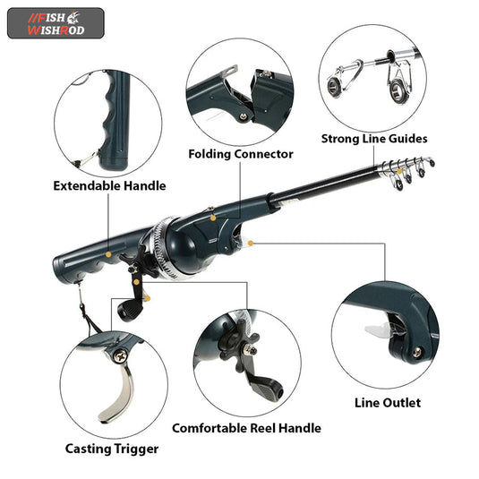 🍁 Fall Sale-43% OFF🎣 Foldable Fishing Rod