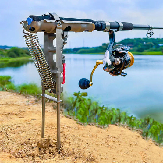 Automatic Fishing Rod Holder – Hands-Free Fishing Tool (41% Spring Sale)