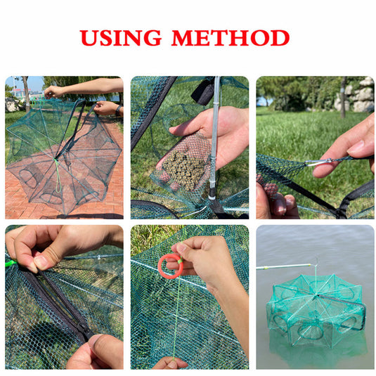 🏝️ Summer Sale-43% OFF🐠Automatic Fish Trap 6-16 Entry Holes