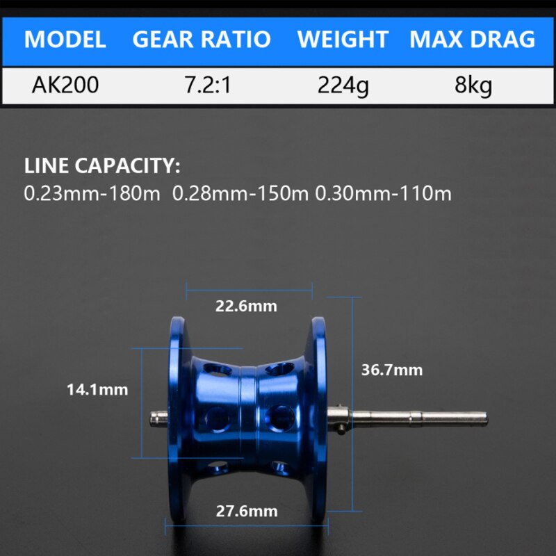 Load image into Gallery viewer, YUBOSHI Bait Casting Fishing Reel Magnetic Brake System
