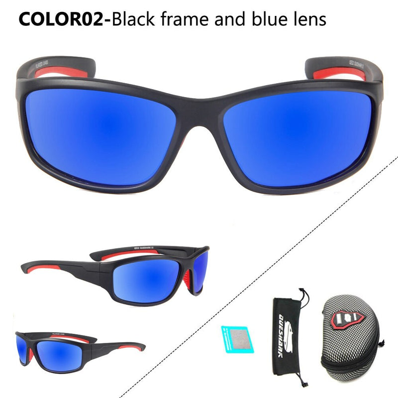 Load image into Gallery viewer, QUESHARK Polarized Fishing Sunglasses UV400

