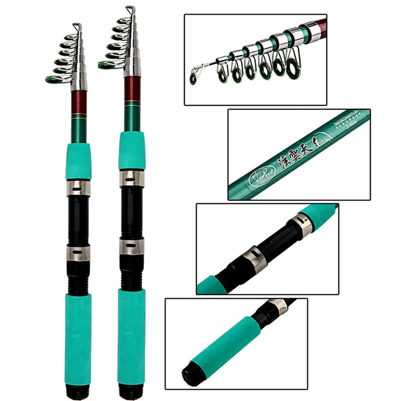 Load image into Gallery viewer, Fishing Combo 1.8-3.6M Fishing Rod &amp; Reel
