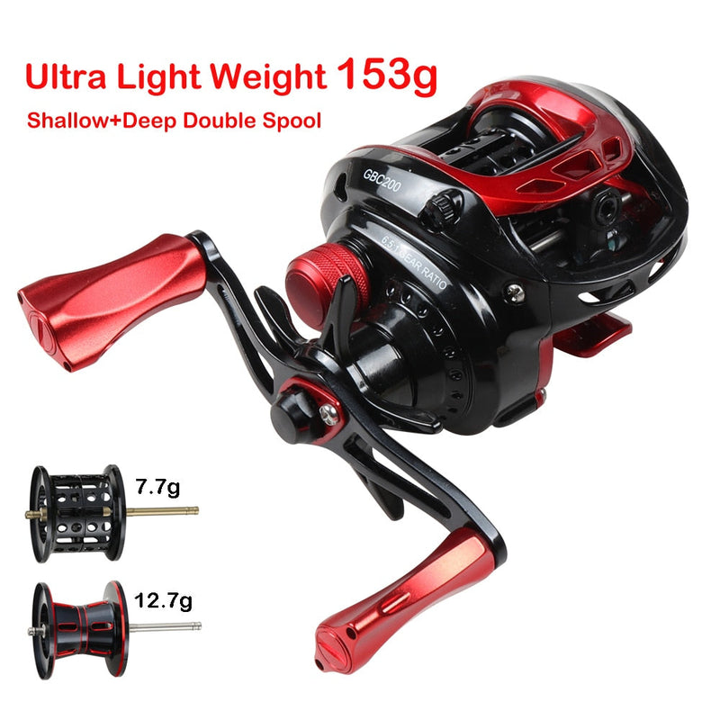 Load image into Gallery viewer, GBC200 Ultralight BFS Baitcasting Fishing Reel
