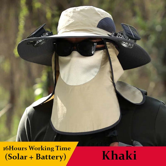 🌷 Spring Sale-37% OFF🐠Fishing Hat with Solar Fans