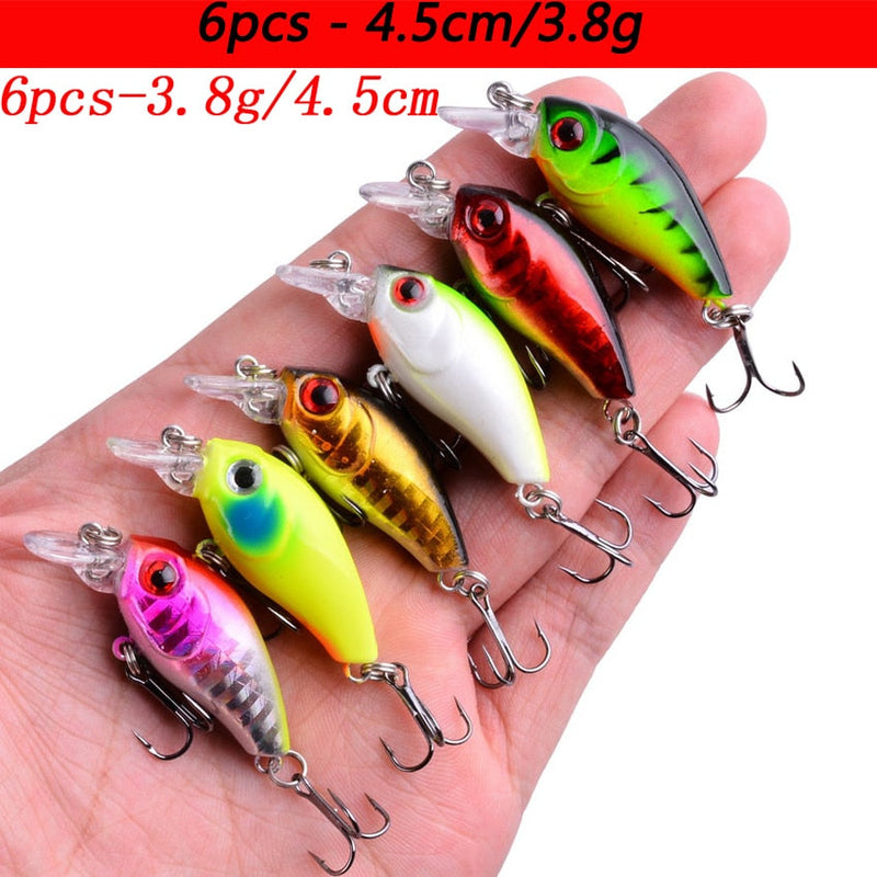 Load image into Gallery viewer, 🍁 Fall Sale-50% OFF🐠Mixed Minnow Fishing Lure Set
