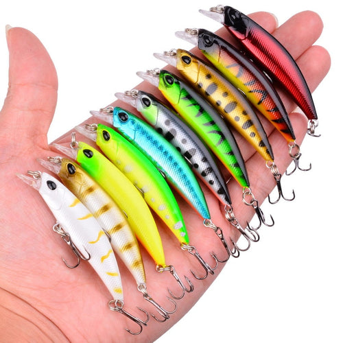 🍁 Fall Sale-50% OFF🐠Mixed Minnow Fishing Lure Set