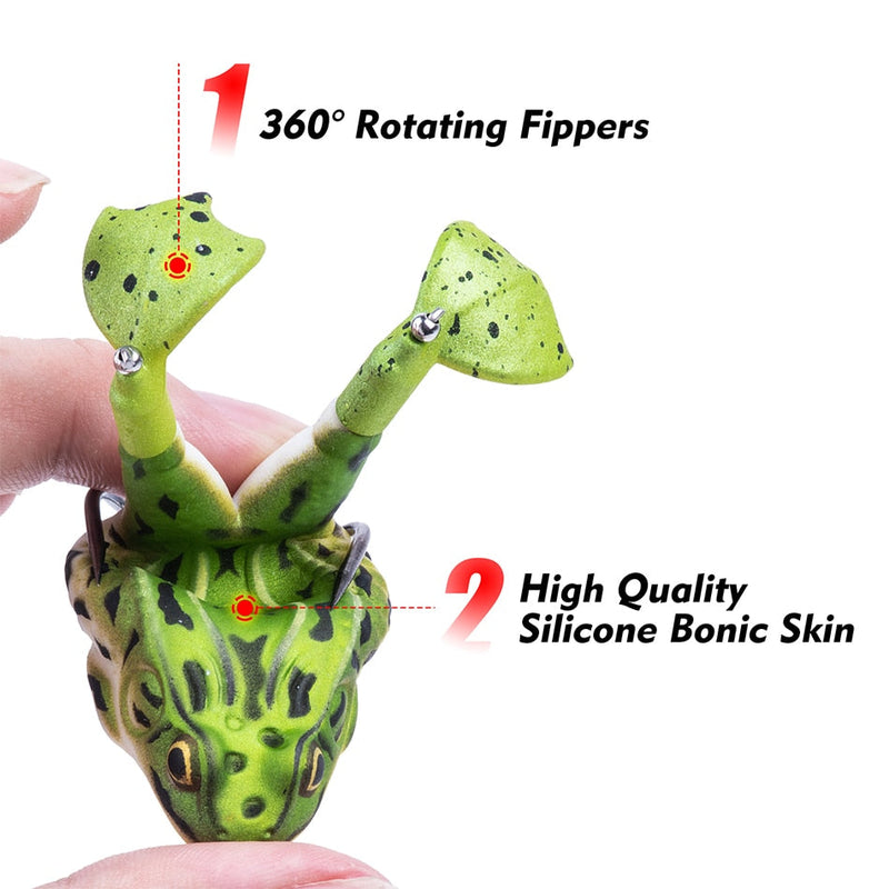 Load image into Gallery viewer, 🍁 Fall Sale-40% OFF🐠GOTURE Frog Fishing Lure 3 sizes
