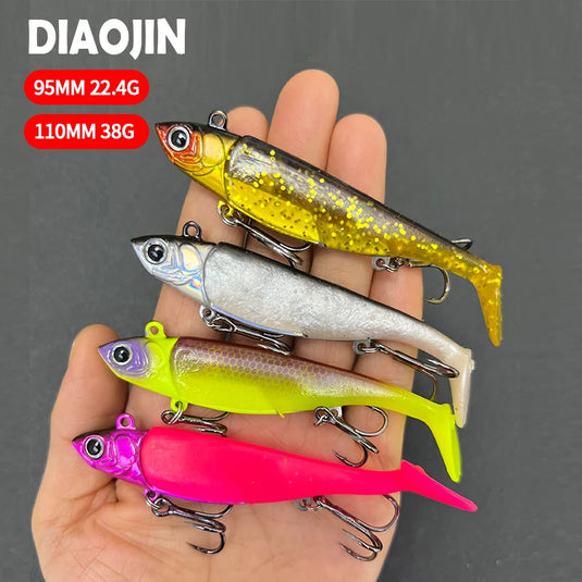 🍁 Fall Sale-38% OFF🐠Soft Jig Tail Fishing Lure