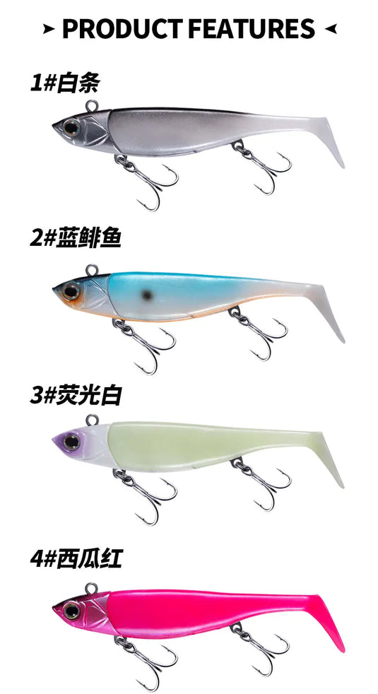 🍁 Fall Sale-38% OFF🐠Soft Jig Tail Fishing Lure