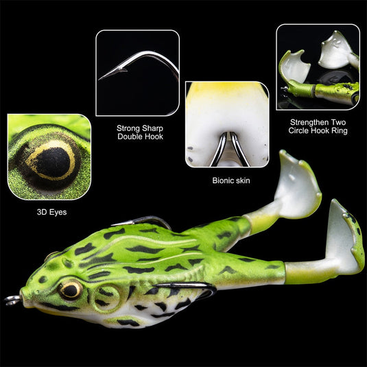 🍁 Fall Sale-40% OFF🐠GOTURE Frog Fishing Lure 3 sizes